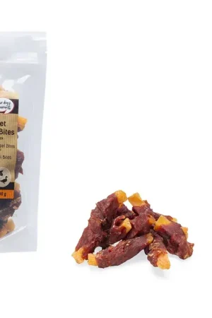 Beeztees Zoete Aardappel Bites M Eend 200 gr Express Levering